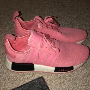Women’s pink adidas NMD